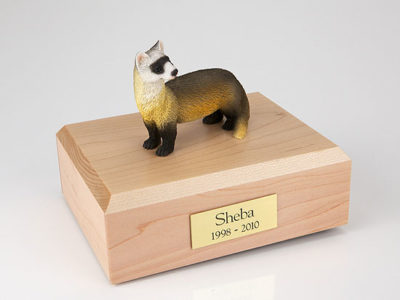 Pet Ferret Figurine Urn