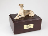 Greyhound Dog Figurine Urn from PetsToRemember.com