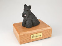 Scottish Terrier Dog Figurine Urn