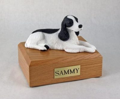 Springer Spaniel Dog Figurine Urn