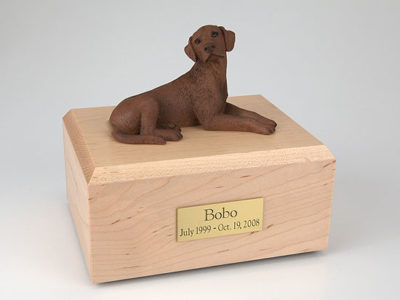 Chocolate Labrador Dog Urn