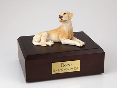 Yellow Labrador Dog Figurine from PetsToRemember.com