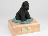 Black Cocker Spaniel Dog Figurine Urn PetsToRemember.com