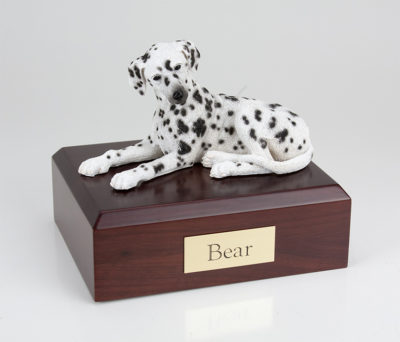 Dalmatian Dog Figurine Urn from PetsToRemember.com