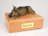 German Shepherd Figurine Dog Urn from PetsToRemember.com