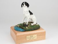 Pointer Dog Figurine Urn from PetsToRemember.com