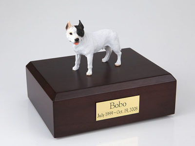 Pit Bull Terrier Dog Figurine Urn from PetsToRemember.com