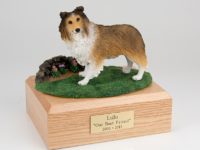 Sable Sheltie Dog Urn