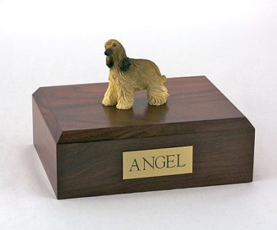 Afghan Hound Figurine Urn from PetsToRemember.com