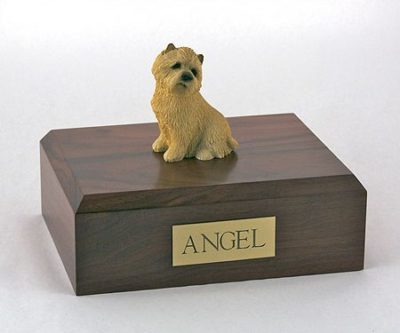 Cairn Terrier Dog Figurine Urn