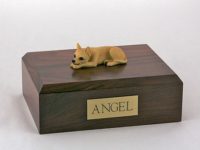 Tan Chihuahua Dog Figurine Urn