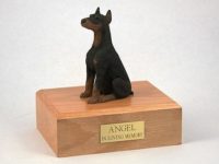 Doberman Dog Figurine Urn from PetsToRemember.com