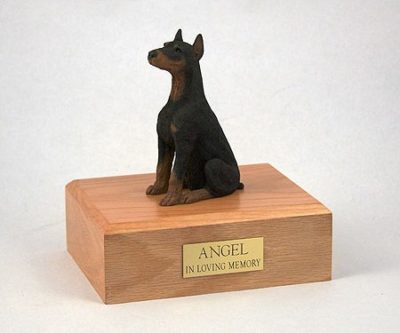 Doberman Dog Figurine Urn from PetsToRemember.com