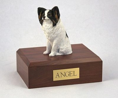 Papillon Dog Figurine Urn from PetsToRemember.com