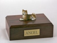 Red Husky Figurine Urn from PetsToRemember.com