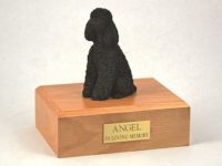 Black Poodle Dog Figurine from PetsToRemember.com