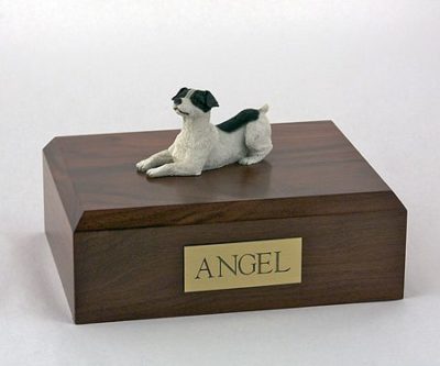 Jack Russell Terrier Dog Urn (Black)