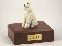 White Poodle Figurine Urn from PetsToRemember.com