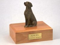 Weimaraner Dog Figurine Urn