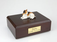 Calico Cat Figurine Urn