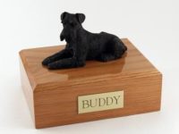 Schnauzer Dog Urn (Black by PetsToRemember.com