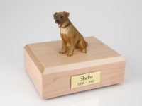 Border Terrier Dog Figurine Urn PetsToRemember.com