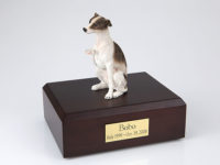 Whippet Dog Urn (Brown)