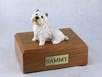 Westie Dog Figurine Urn PetsToRemember.com