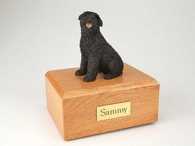 Bouvier Dog Figurine Urn