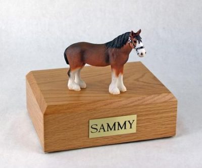 Clydesdale Horse Urn from PetsToRemember.com