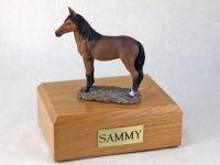 Standing Horse Pet Figurine Urn