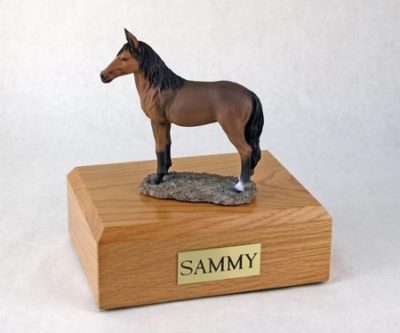 Standing Horse Pet Figurine Urn