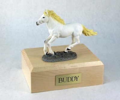 White Horse Urn from PetsToRemember.com