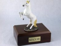 White Horse Figurine Urn from PetsToRemember.com