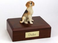 Beagle Dog Figurine Urn PetsToRemember.com