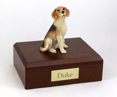 Beagle Dog Figurine Urn PetsToRemember.com