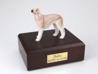 Bedlington Terrier Dog Figurine Urn