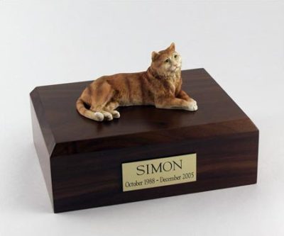 Orange Tabby Car Urn PetsToRemember.com