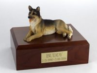 German Shepherd Dog Figurine Urn PetsToRemember.com