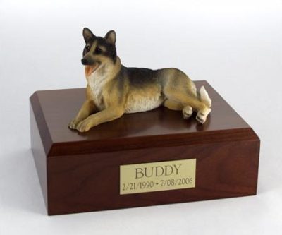 German Shepherd Dog Figurine Urn PetsToRemember.com