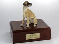 Fawn Great Dane Dog Figurine Urn PetsToRemember.com