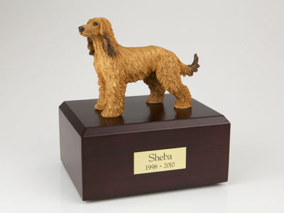 Afghan Hound Dog Urn PetsToRemember.com