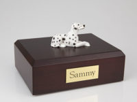 Dalmatian Dog Figurine Urn