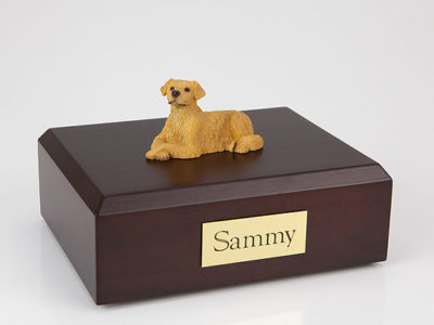 Golden Retriever Dog Figurine Urn