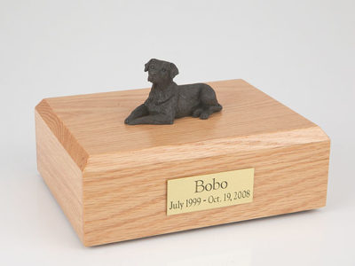 Chocolate Lab Dog Figurine Urn