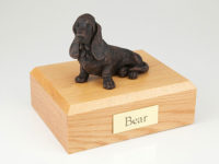 Basset Hound Dog Figurine Urn PetsToRemember.com