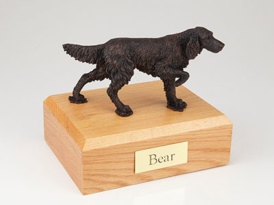 Bronze English Setter Dog Figurine Urn PetsToRemember.com