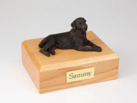 Bronze Golden Retriever Dog Figurine Urn PetsToRemember.com