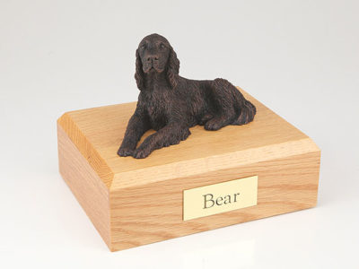 Bronze Irish Setter Dog Figurine Urn PetsToRemember.com