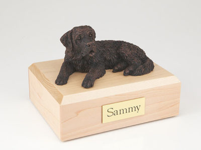 Bronze Saint Bernard Dog Figurine Urn PetsToRemember.com